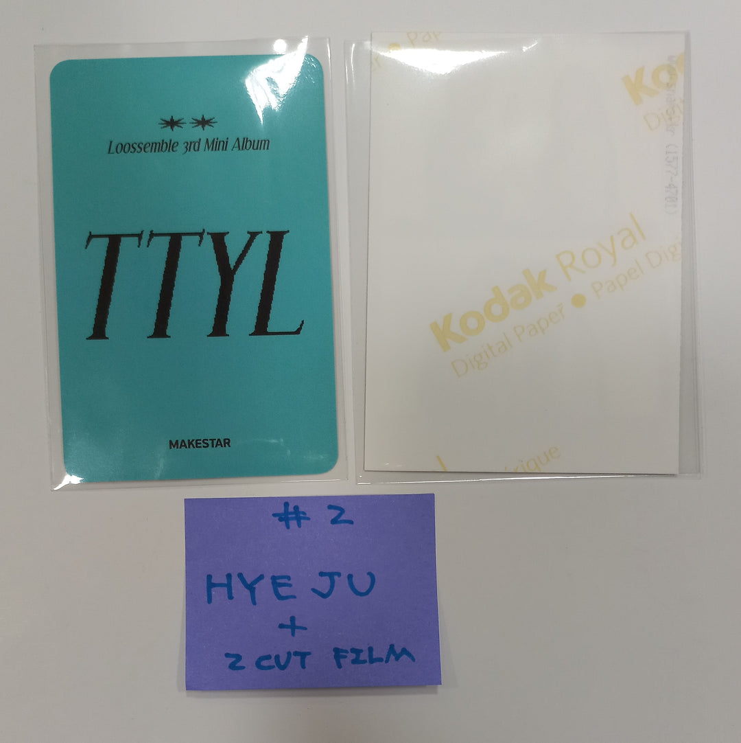 Loossemble "TTYL" - Hand Autographed(Signed) Photocard + 2 Cut Film [24.9.26] - HALLYUSUPERSTORE