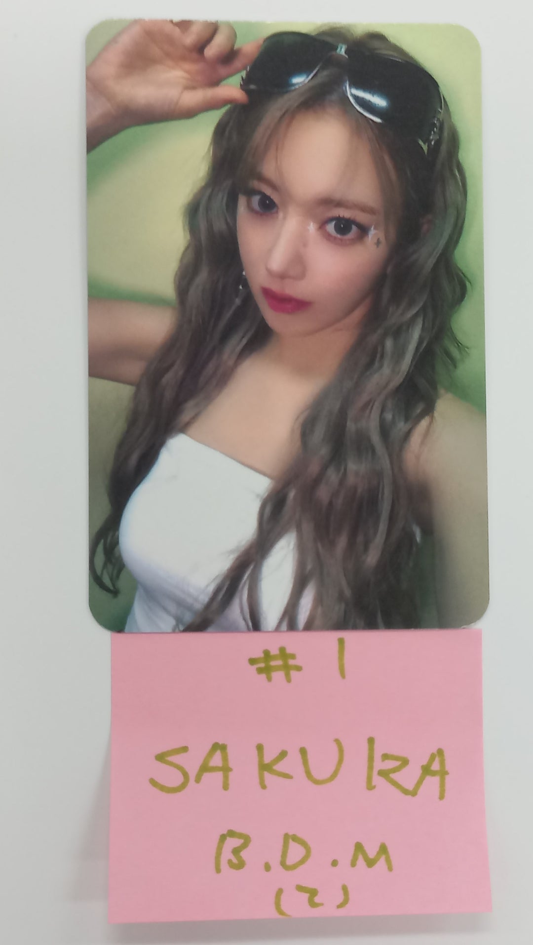 LE SSERAFIM "CRAZY" - Blue Dream Media Fansign Event Photocard [24.9.30] - HALLYUSUPERSTORE