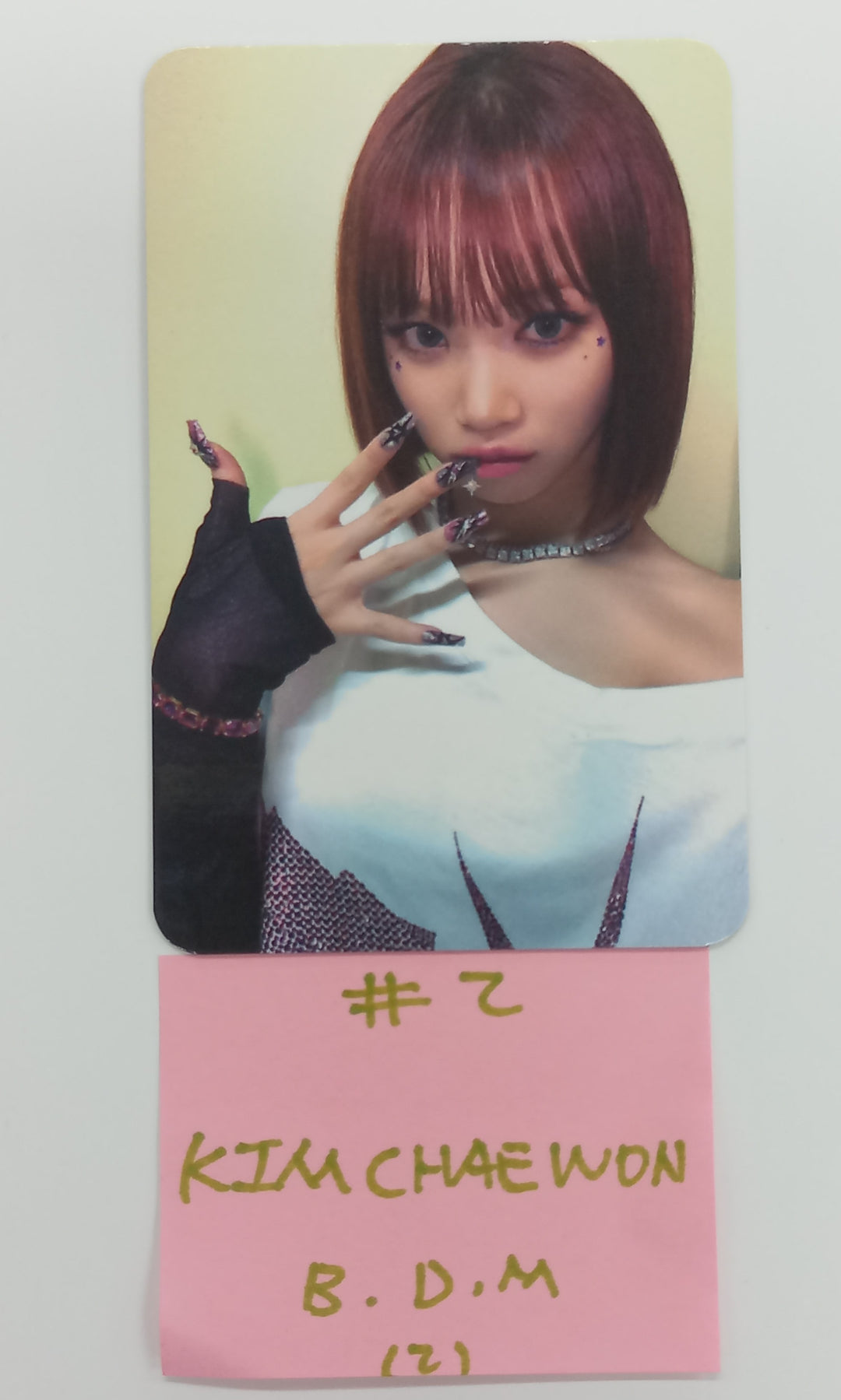 LE SSERAFIM "CRAZY" - Blue Dream Media Fansign Event Photocard [24.9.30] - HALLYUSUPERSTORE
