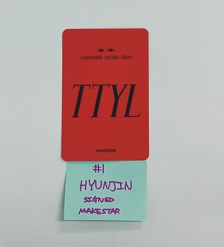 Loossemble "TTYL" - Hand Autographed(Signed) Photocard, 4 Cut Photo [24.10.10] - HALLYUSUPERSTORE