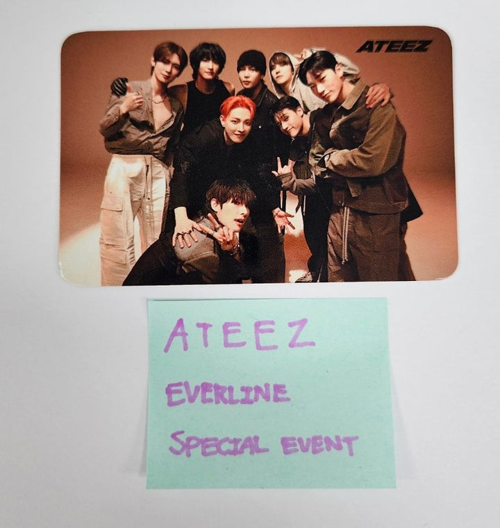 Ateez "GOLDEN HOUR : Part.1" - Everline Exhibition Special Event Photocard [24.10.15]