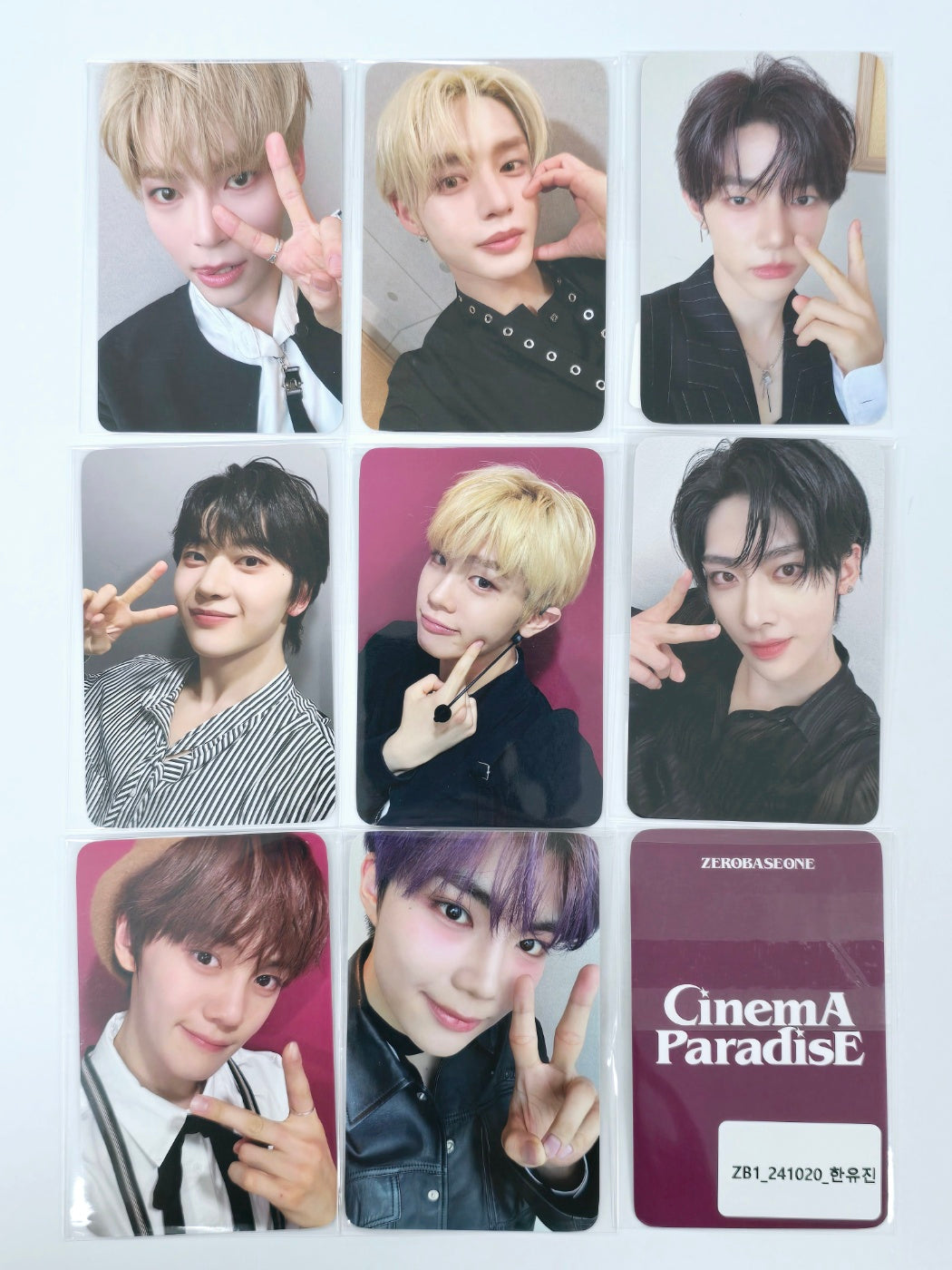 ZEROBASEONE(ZB1) "CINEMA PARADISE" - Music &amp; Drama Fansign Event Photocard [ZEROSE Ver.] [24.10.16]