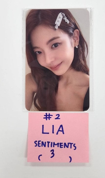 ITZY "Gold" - Pop-Up Store MD Photocard [SENTIMENTS] [24.10.16]