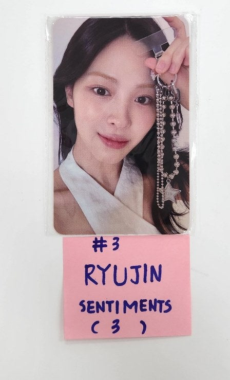 ITZY "Gold" - Pop-Up Store MD Photocard [SENTIMENTS] [24.10.16]