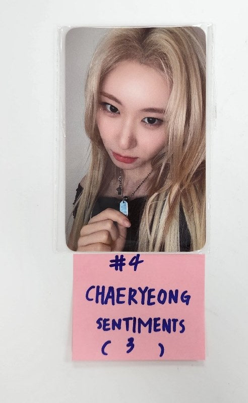 ITZY "Gold" - Pop-Up Store MD Photocard [SENTIMENTS] [24.10.16]