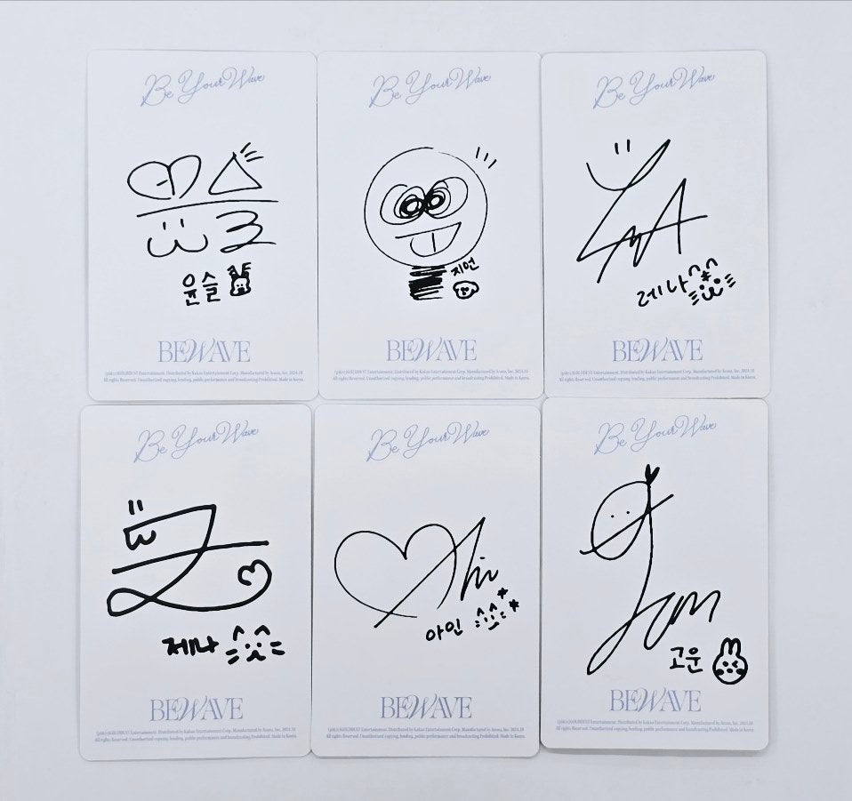 BEWAVE "Be your Wave" - Official Photocard [24.10.17]