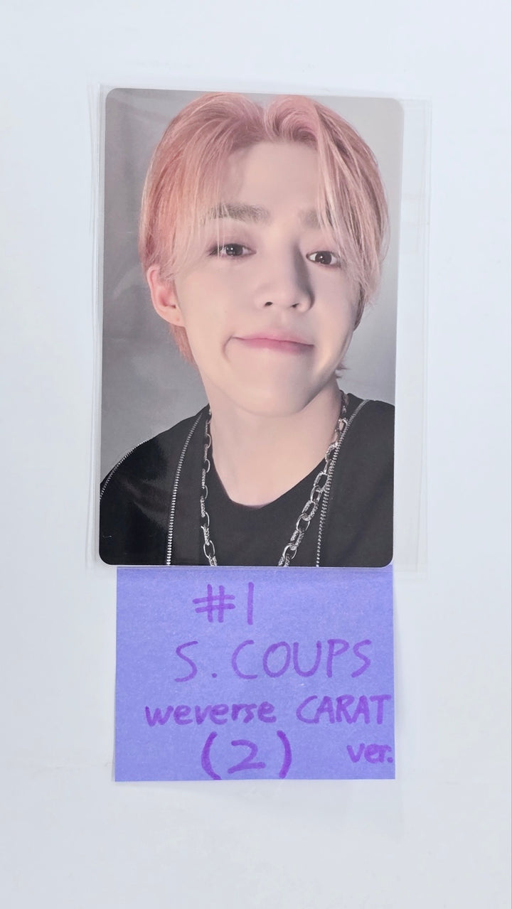 SEVENTEEN "SPILL THE FEELS" - Weverse Shop Pre-Order Benefit Fansign Event Photocard [24.10.17]