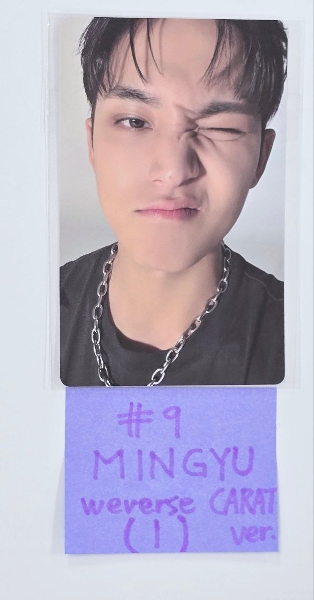 SEVENTEEN "SPILL THE FEELS" - Weverse Shop Pre-Order Benefit Fansign Event Photocard [24.10.17]