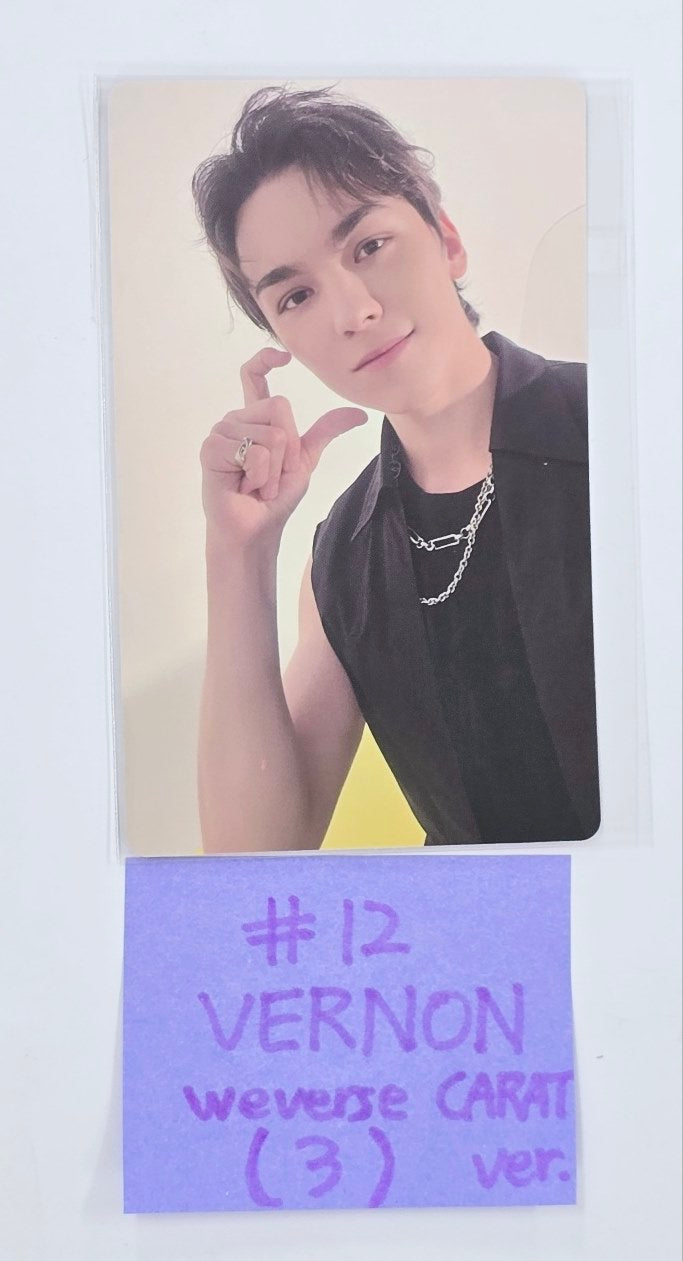 SEVENTEEN "SPILL THE FEELS" - Weverse Shop Pre-Order Benefit Fansign Event Photocard [24.10.17]