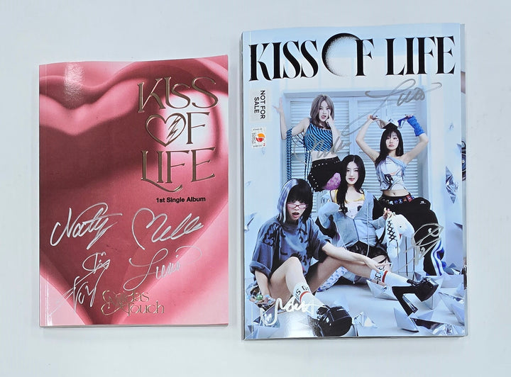 KISS OF LIFE "Midas Touch" &amp; "Lose Yourself" - Hand Autographed(Signed) Promo Album [24.10.18]