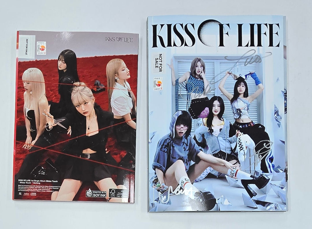KISS OF LIFE "Midas Touch" &amp; "Lose Yourself" - Hand Autographed(Signed) Promo Album [24.10.18]