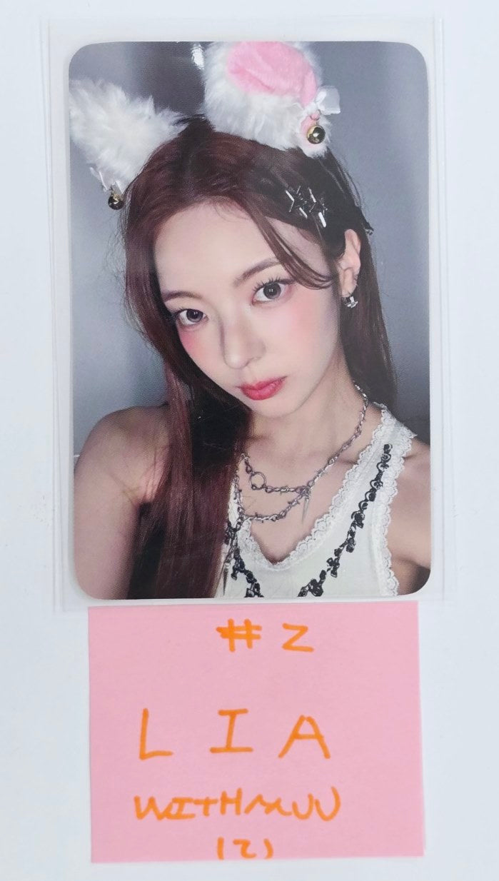 ITZY "Gold" - Withmuu Pre-Order Benefit Photocard [24.10.21]