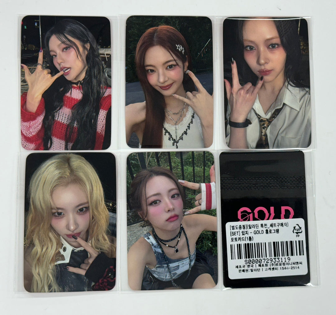 ITZY "Gold" - Aladin Pre-Order Benefit Photocard [24.10.24]