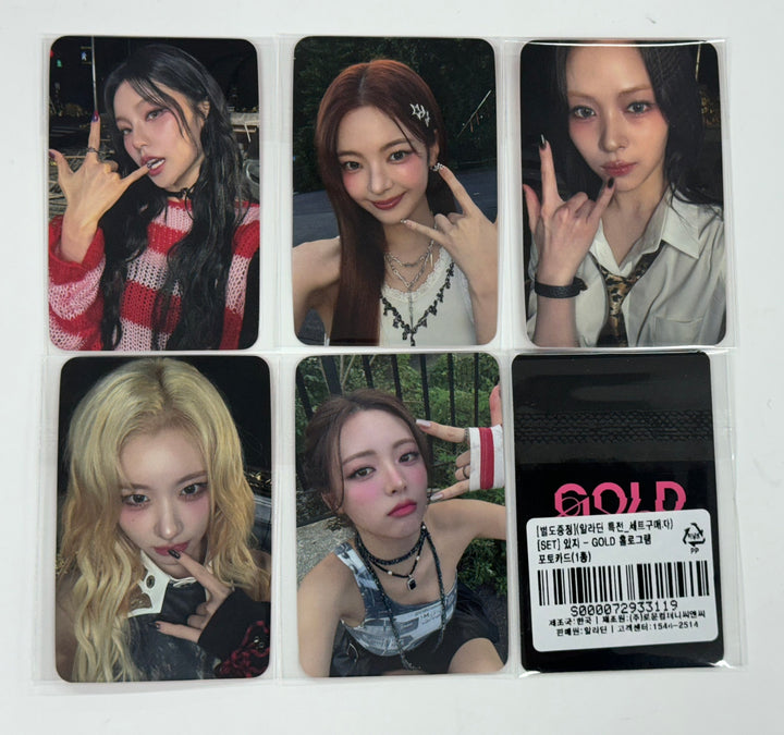 ITZY "Gold" - Aladin Pre-Order Benefit Photocard [24.10.24]