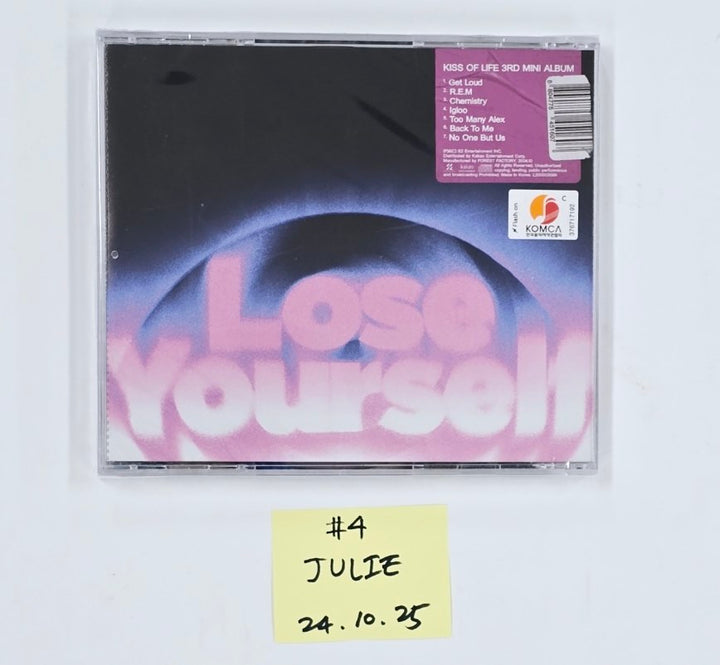Kiss of Life "Lose Yourself" - Hand Autographed(Signed) Album [Jewel Ver.] [24.10.25]