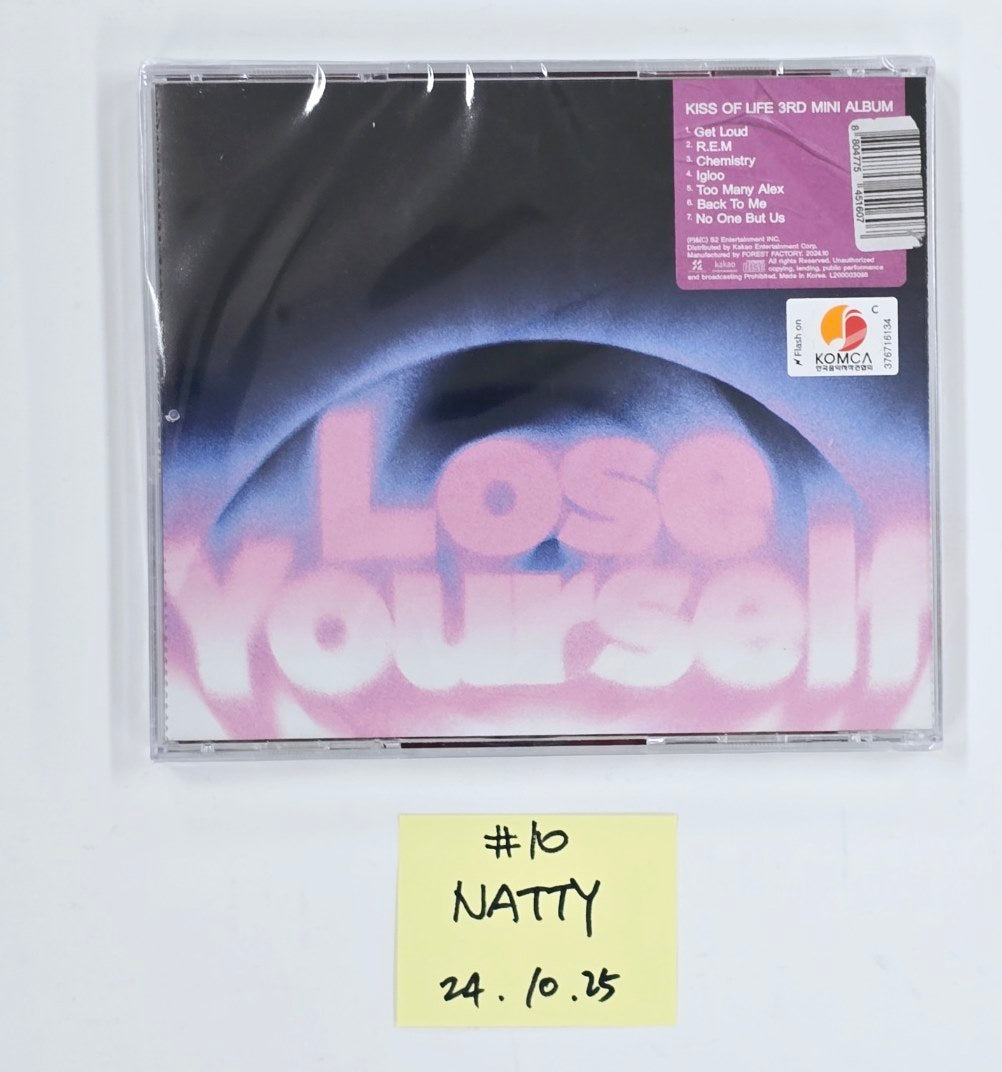 Kiss of Life "Lose Yourself" - Hand Autographed(Signed) Album [Jewel Ver.] [24.10.25]