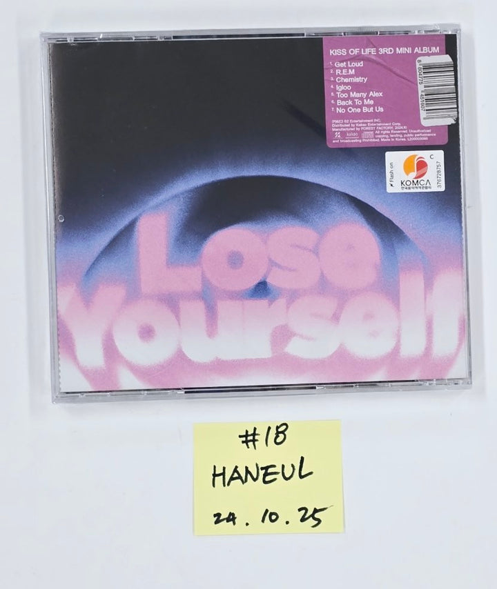 Kiss of Life "Lose Yourself" - Hand Autographed(Signed) Album [Jewel Ver.] [24.10.25]
