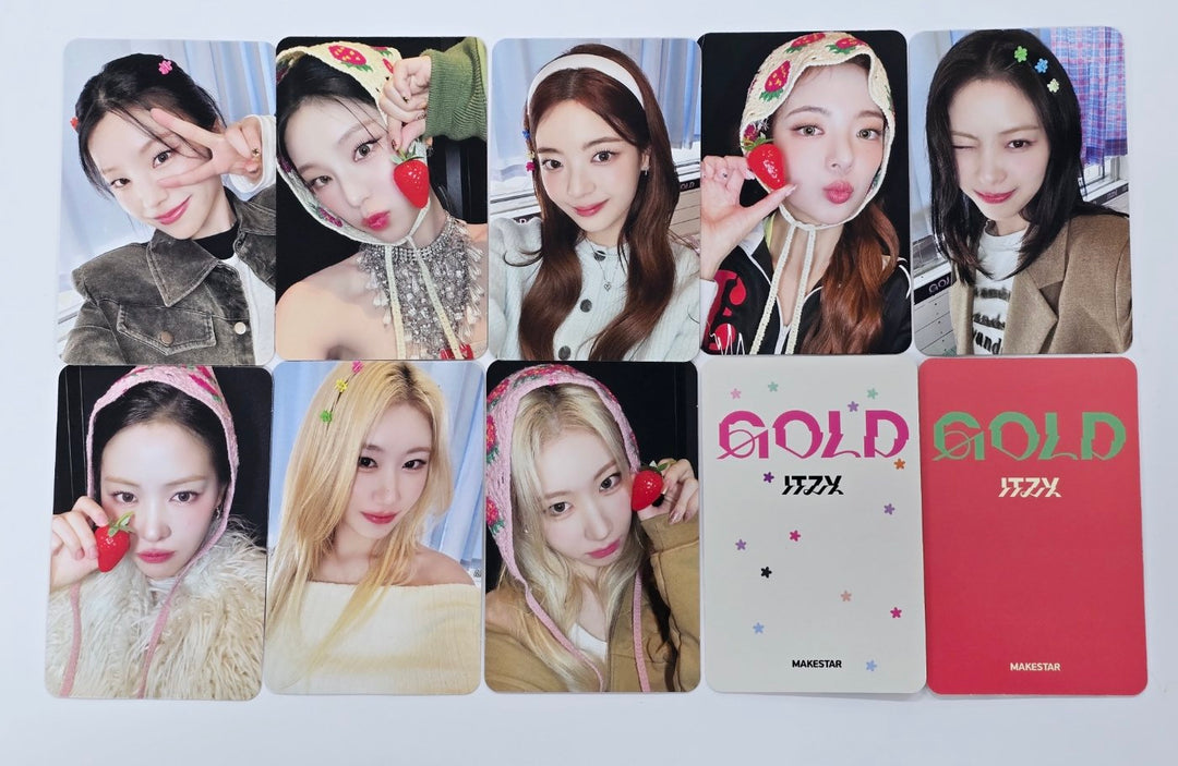 ITZY "Gold" - Makestar Fansign Event Photocard Round 2 [24.10.28]