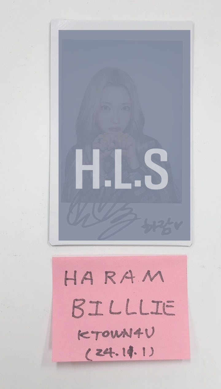 Haram (Of Billlie )"Of All Have Lost" - Hand Autographed(Signed) Polaroid [24.11.1]