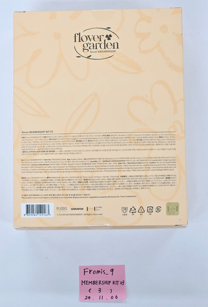 Fromis_9 "Flover Garden" - Official Fanclub Membership Kit V3 [24.11.6]