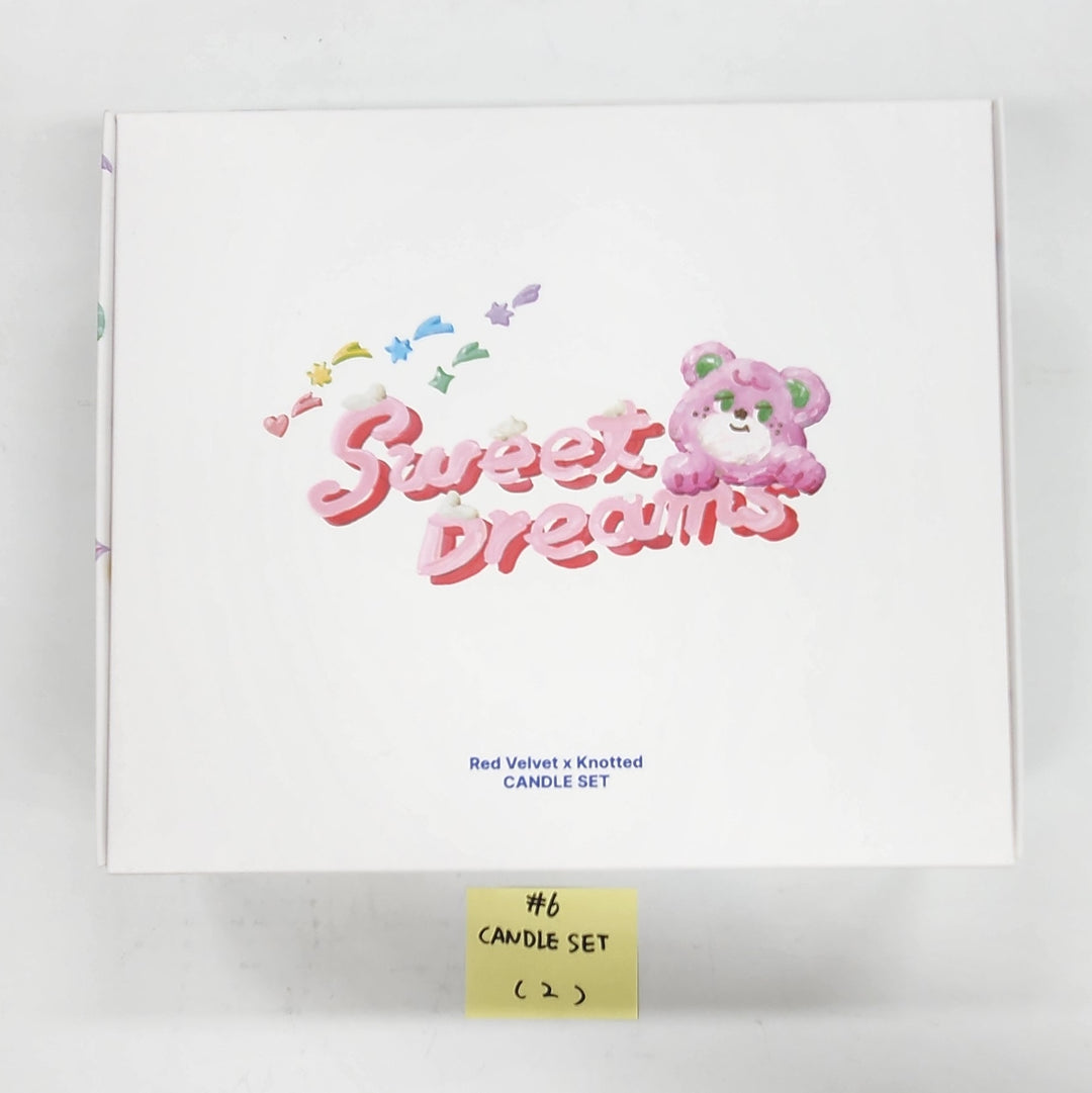 Red Velvet x Knotted "Sweet Dreams" - Official MD [Plush Keyring, Candle Set, Reusable Bag, Smart Tok, Photocard Holder] [24.11.15]