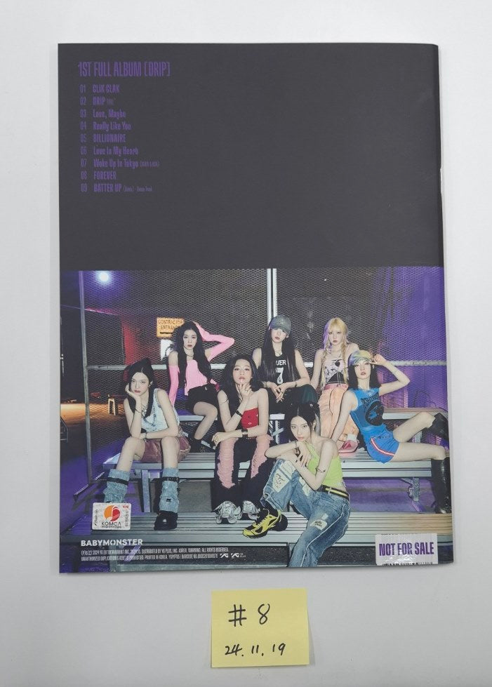ILLIT "I’LL LIKE YOU", BABYMONSTER "DRIP", Yves "I Did", say my name "say my name" - Hand Autographed(Signed) Promo Album [24.11.19]
