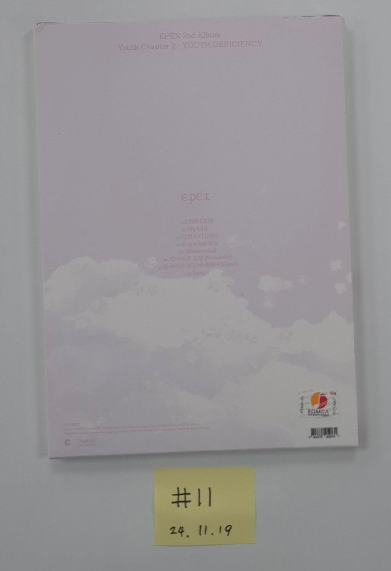 ENHYPEN "ROMANCE : UNTOLD -daydream-", NCT DREAM "DREAMSCAPE ", Ateez "GOLDEN HOUR : Part.2", EPEX "소화(韶華)" - Hand Autographed(Signed) Promo Album [24.11.19]