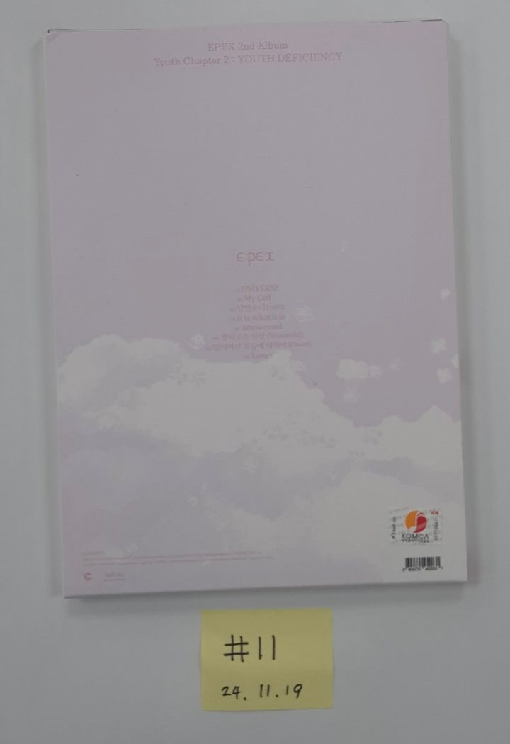 ENHYPEN "ROMANCE : UNTOLD -daydream-", NCT DREAM "DREAMSCAPE ", Ateez "GOLDEN HOUR : Part.2", EPEX "소화(韶華)" - Hand Autographed(Signed) Promo Album [24.11.19]