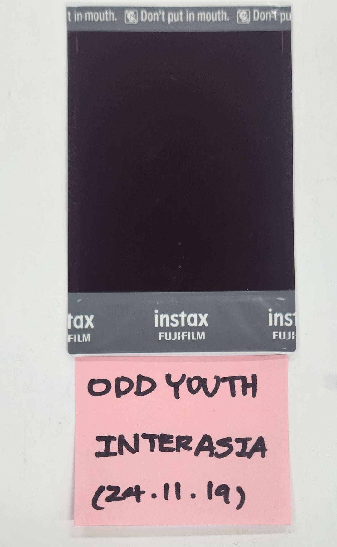 ODD YOUTH "Best Friendz" - Hand Autographed(Signed) Polaroid [24.11.19]