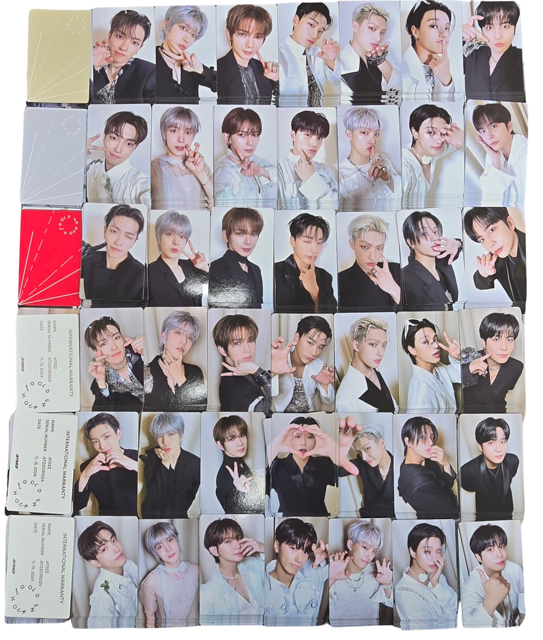 Ateez "GOLDEN HOUR : Part.2" - Official Photocard (2) [24.11.20]