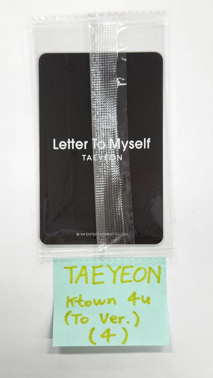 TAEYEON "Letter To Myself" - Ktown4U Special Photocard [To Ver.] [24.11.25]