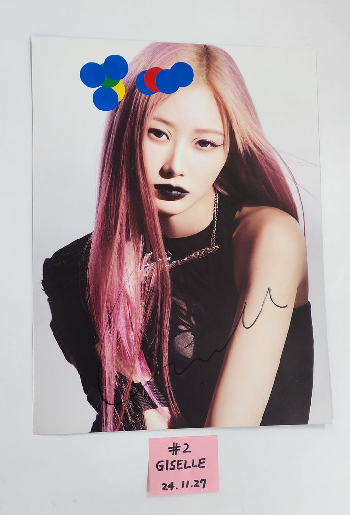 Aespa "Whiplash" - A Cut Page From Fansign Event Album [24.11.27]