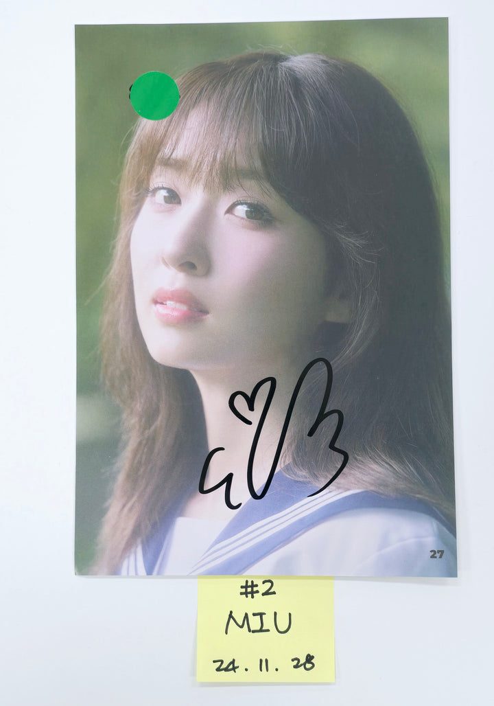MADEIN “DEBUT EP: 상승” - A Cut Page From Fansign Event Album [24.11.28]