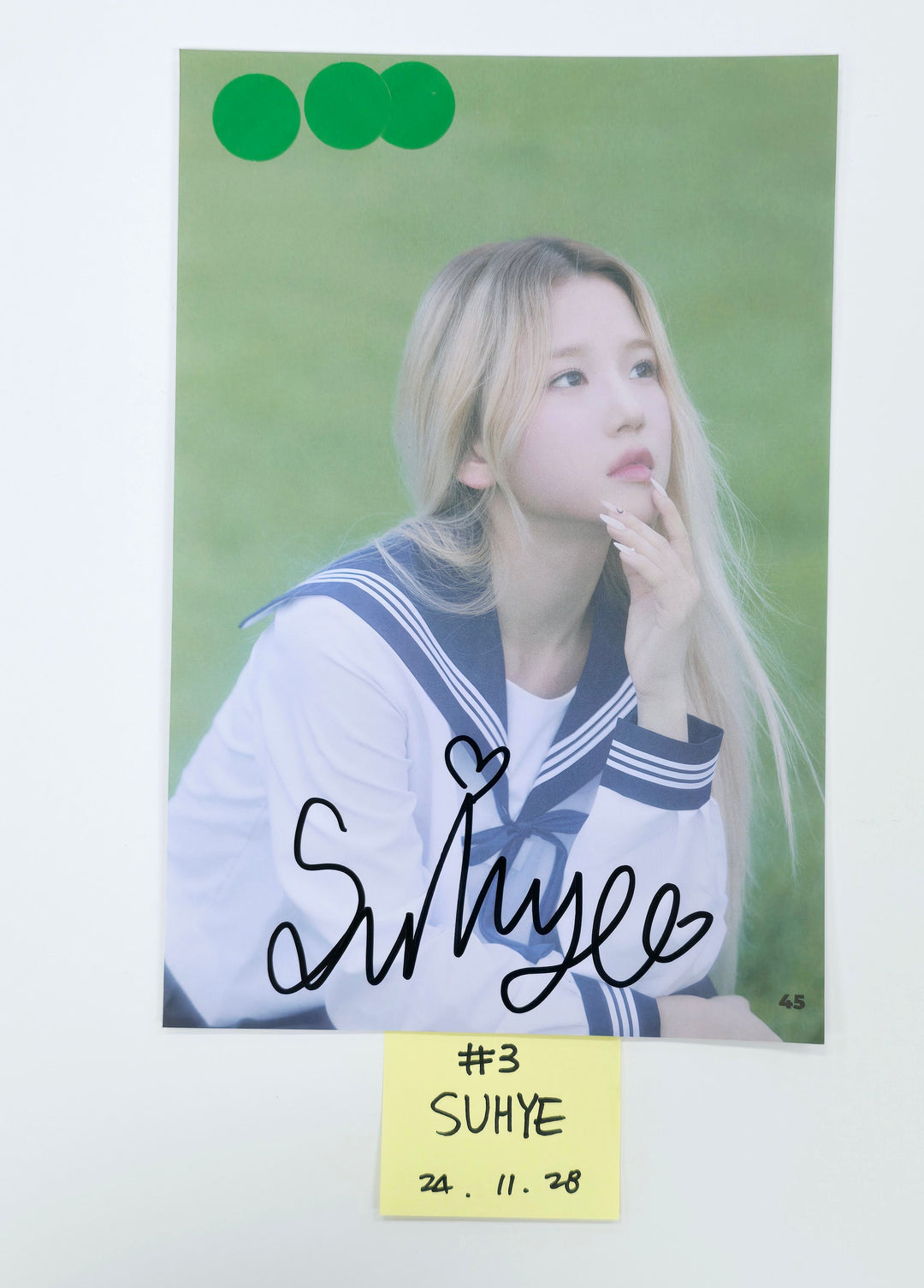 MADEIN “DEBUT EP: 상승” - A Cut Page From Fansign Event Album [24.11.28]