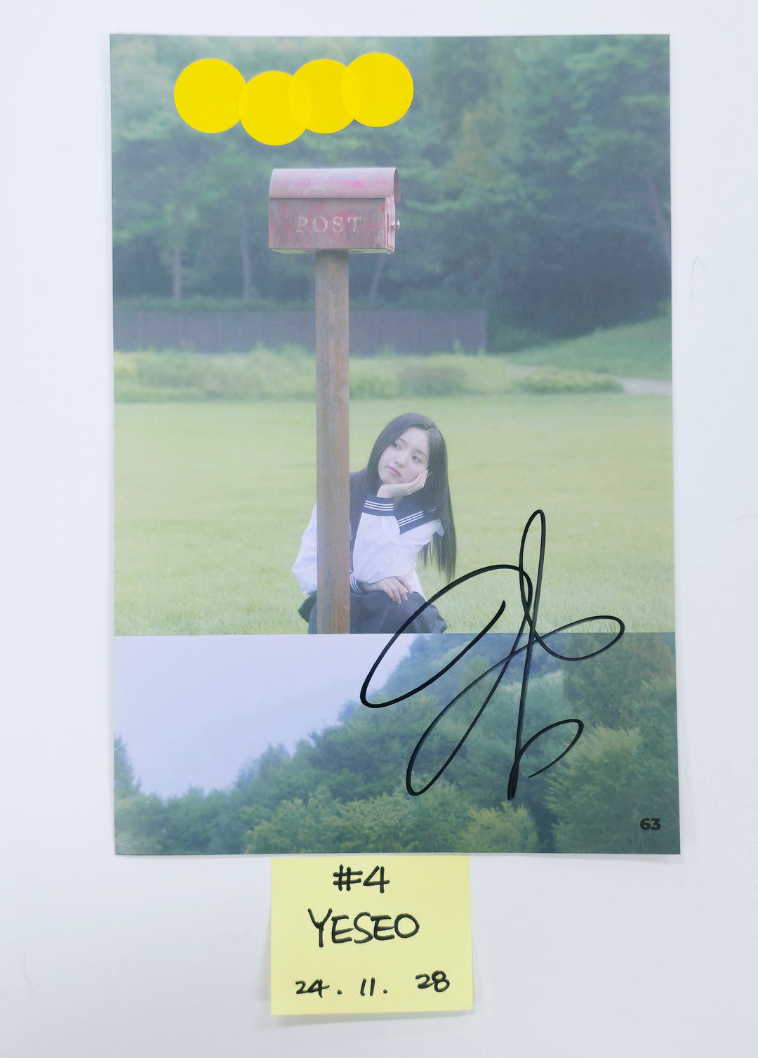 MADEIN “DEBUT EP: 상승” - A Cut Page From Fansign Event Album [24.11.28]