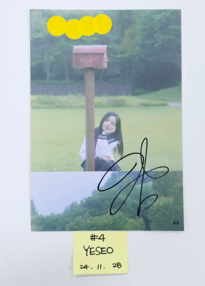 MADEIN “DEBUT EP: 상승” - A Cut Page From Fansign Event Album [24.11.28]