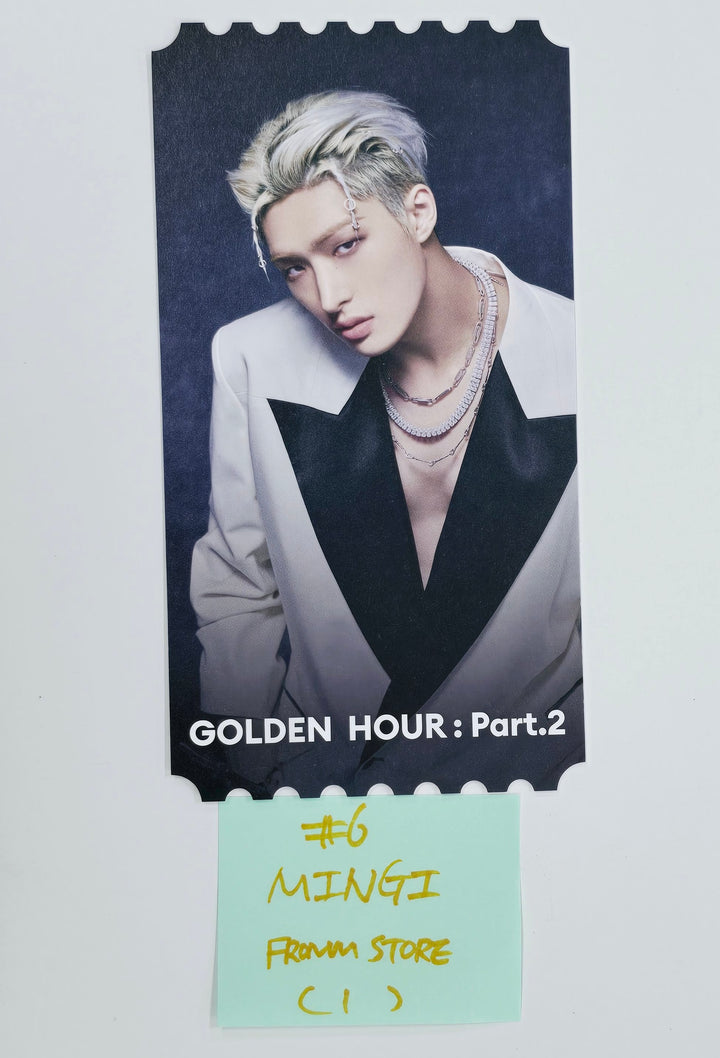 Ateez "GOLDEN HOUR : Part.2" - Fromm Store Pre-Order Benefit Photo Ticket [24.11.28]