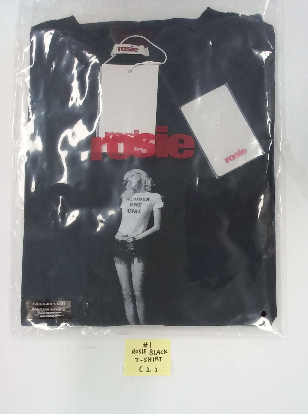 ROSE (of Black Pink) - TheBlackLabel Pop-Up Store MD (Photocard Set, Key Chain, T-Shirt, Socks Set) [24.12.6]