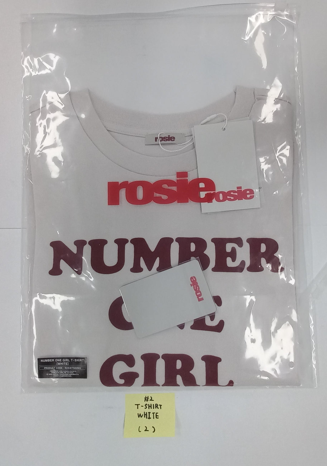 ROSE (of Black Pink) - TheBlackLabel Pop-Up Store MD (Photocard Set, Key Chain, T-Shirt, Socks Set) [24.12.6]