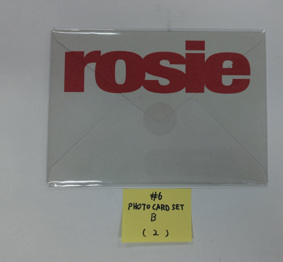 ROSE (of Black Pink) - TheBlackLabel Pop-Up Store MD (Photocard Set, Key Chain, T-Shirt, Socks Set) [24.12.6]