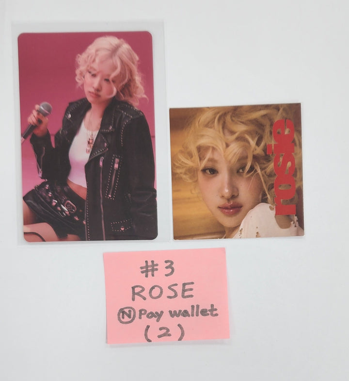 ROSE (of Black Pink) - TheBlackLabel Pop-Up Store MD Event, Visiter QR Event Photocard [24.12.6]