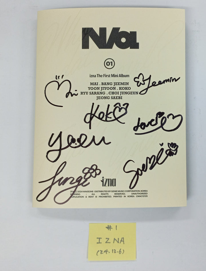 IZNA "N/a" - Hand Autographed(Signed) Promo Album [24.12.6]