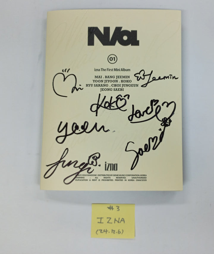 IZNA "N/a" - Hand Autographed(Signed) Promo Album [24.12.6]