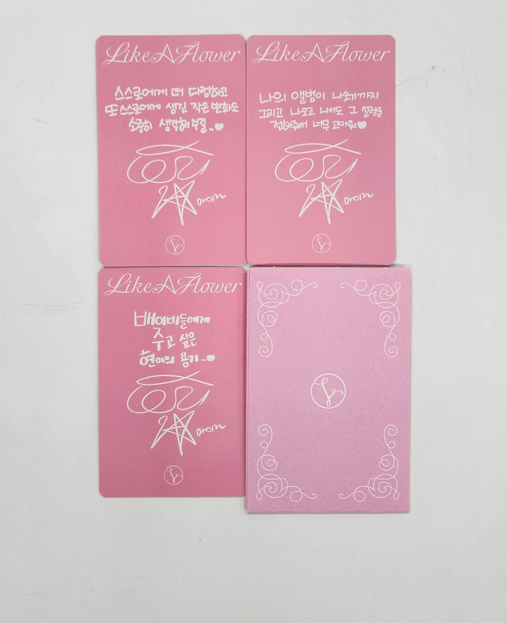 IRENE (Of Red Velvet) "Like A Flower" - Official Photocard [Case Ver.] [24.12.9]