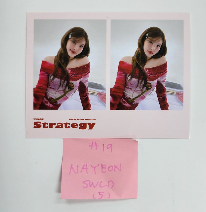 TWICE "STRATEGY" - Soundwave Lucky Draw Event Photocard [24.12.16]
