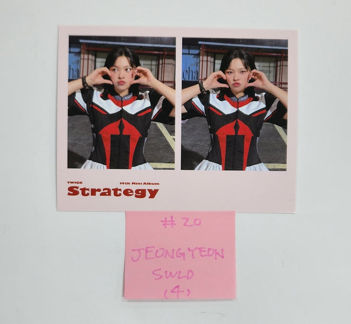 TWICE "STRATEGY" - Soundwave Lucky Draw Event Photocard [24.12.16]