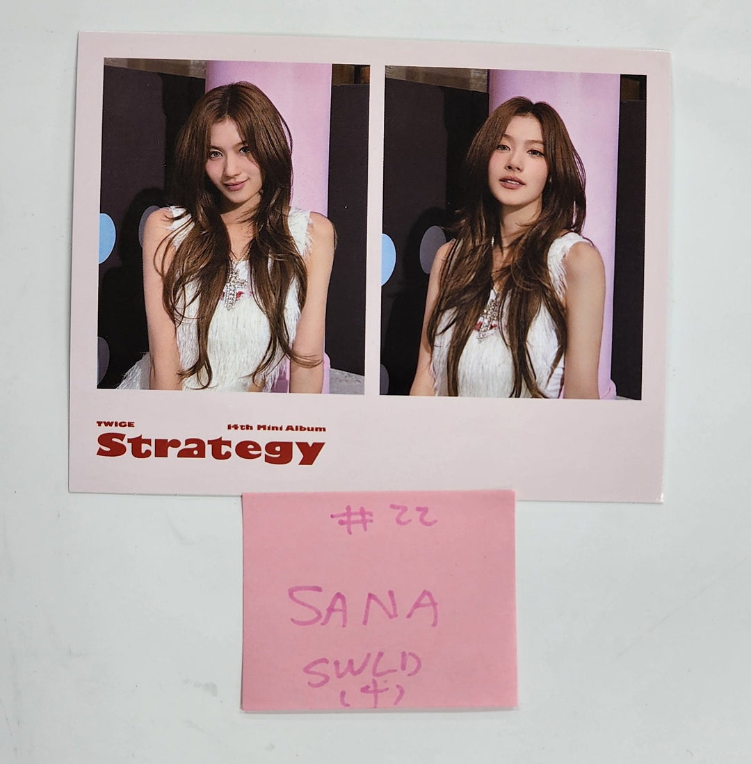TWICE "STRATEGY" - Soundwave Lucky Draw Event Photocard [24.12.16]