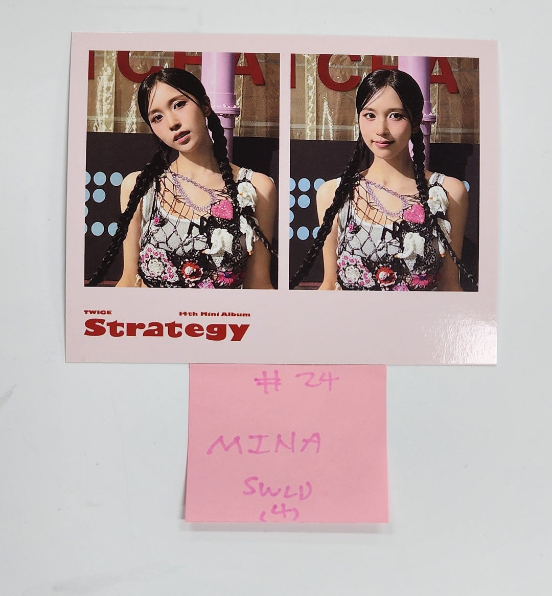 TWICE "STRATEGY" - Soundwave Lucky Draw Event Photocard [24.12.16]