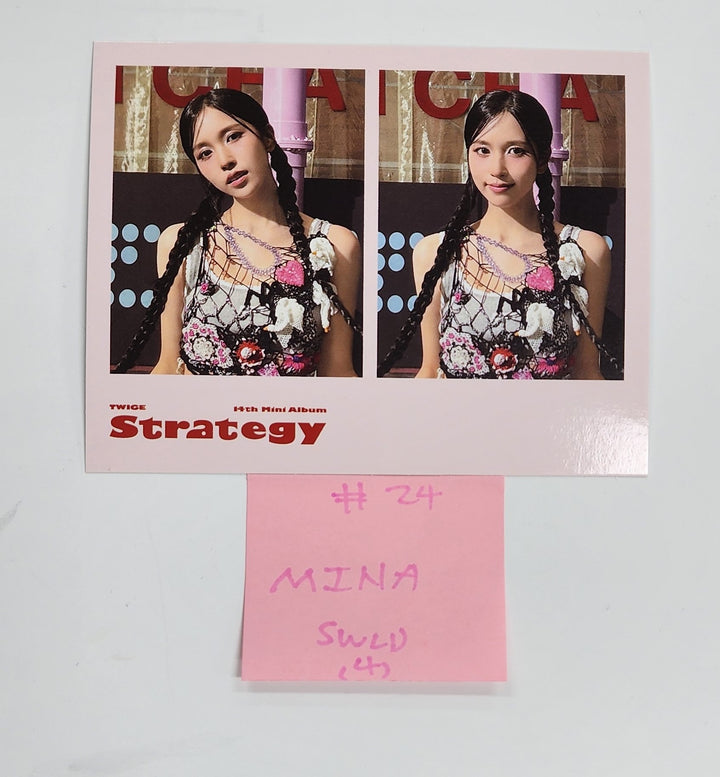 TWICE "STRATEGY" - Soundwave Lucky Draw Event Photocard [24.12.16]