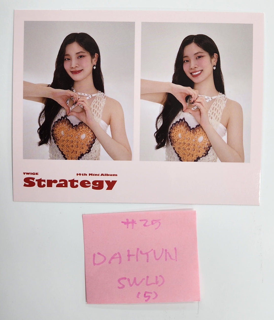 TWICE "STRATEGY" - Soundwave Lucky Draw Event Photocard [24.12.16]